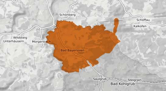 Mietspiegelkarte Bad Bayersoien